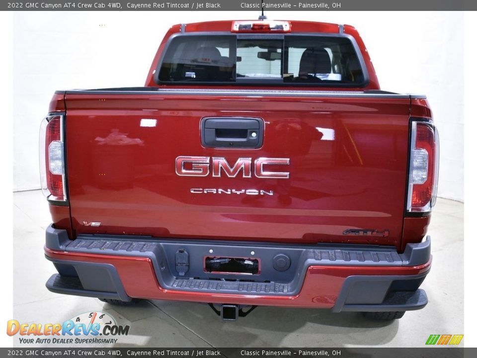 2022 GMC Canyon AT4 Crew Cab 4WD Cayenne Red Tintcoat / Jet Black Photo #3