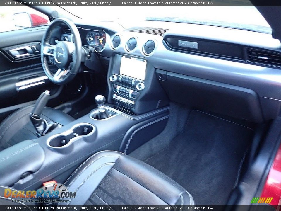 2018 Ford Mustang GT Premium Fastback Ruby Red / Ebony Photo #11