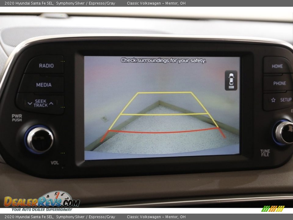 2020 Hyundai Santa Fe SEL Symphony Silver / Espresso/Gray Photo #11