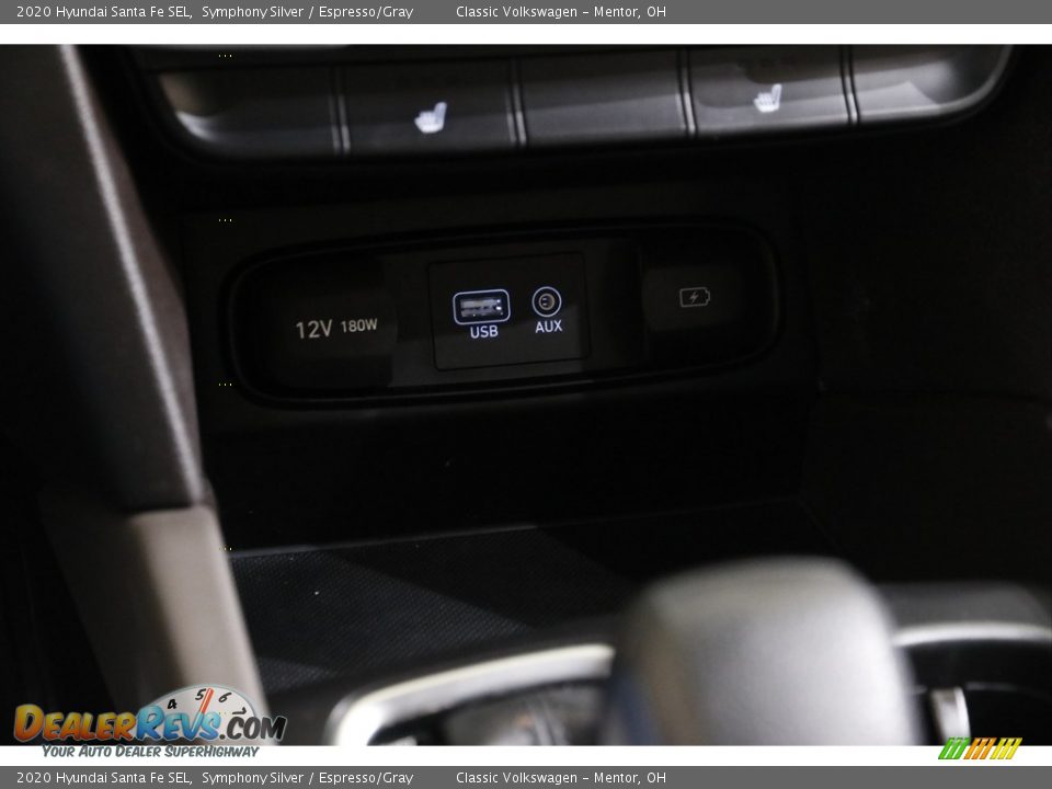 2020 Hyundai Santa Fe SEL Symphony Silver / Espresso/Gray Photo #12