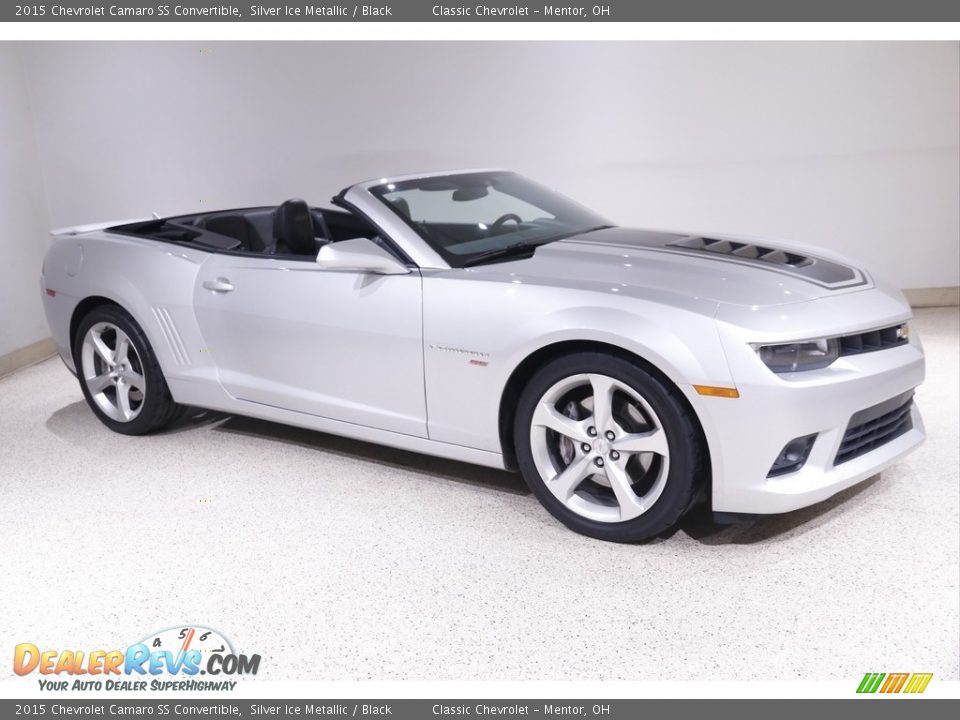 2015 Chevrolet Camaro SS Convertible Silver Ice Metallic / Black Photo #1