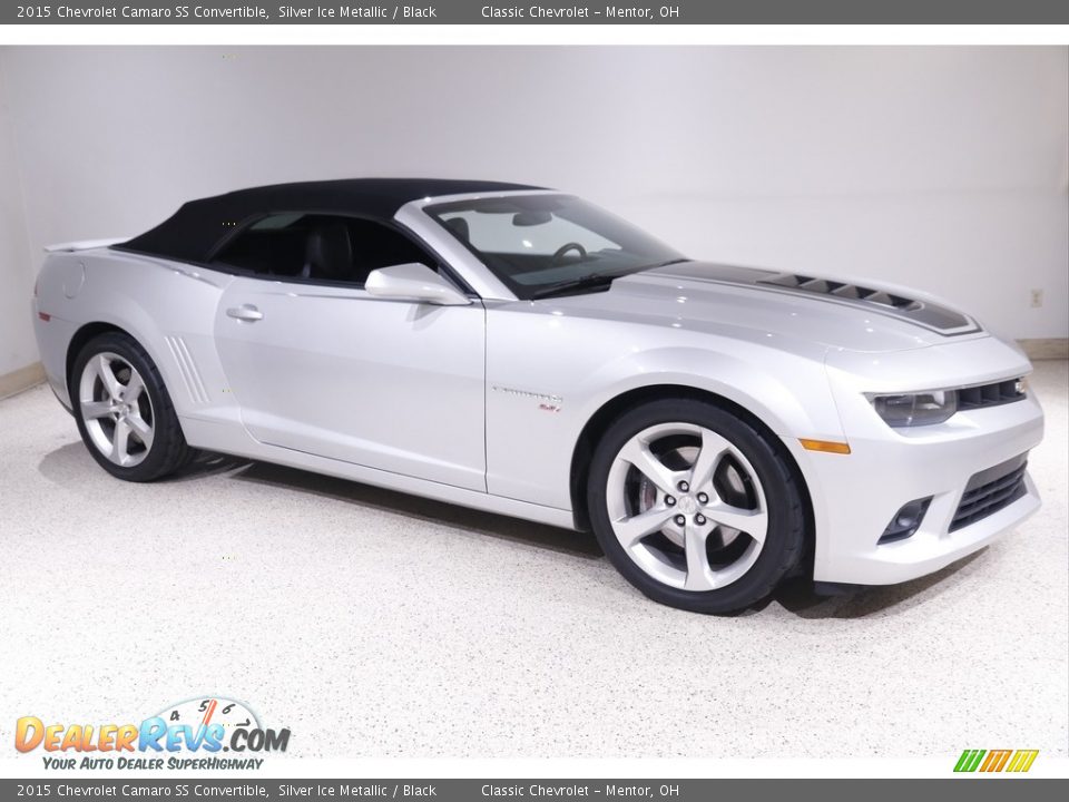 2015 Chevrolet Camaro SS Convertible Silver Ice Metallic / Black Photo #2