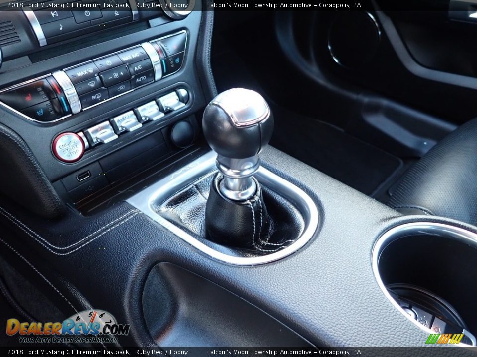 2018 Ford Mustang GT Premium Fastback Shifter Photo #22