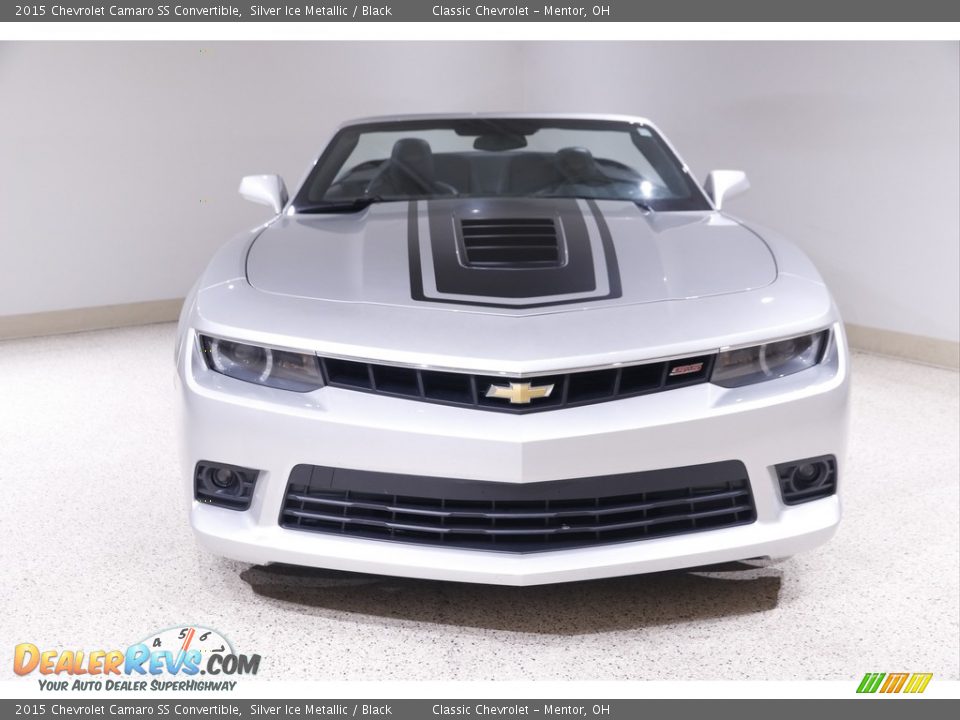 2015 Chevrolet Camaro SS Convertible Silver Ice Metallic / Black Photo #3