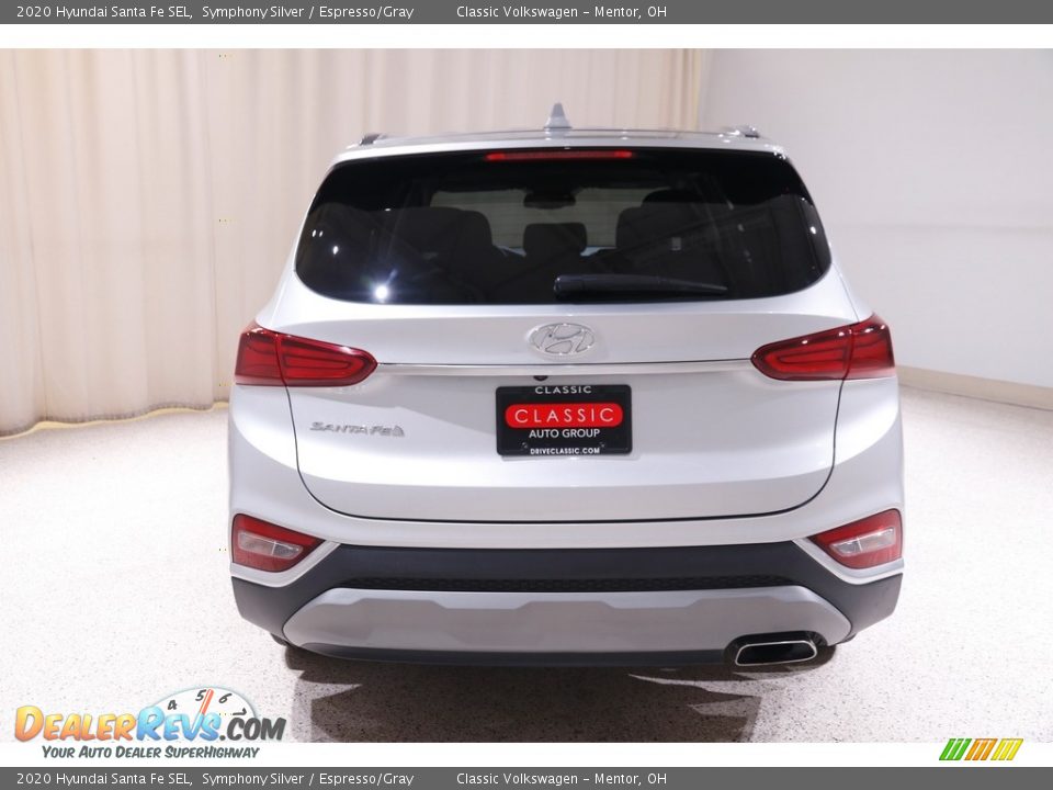 2020 Hyundai Santa Fe SEL Symphony Silver / Espresso/Gray Photo #17