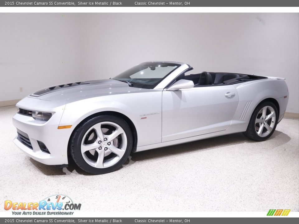 2015 Chevrolet Camaro SS Convertible Silver Ice Metallic / Black Photo #4