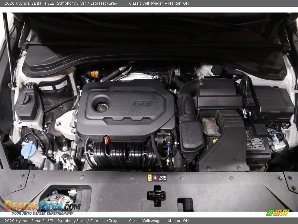 2020 Hyundai Santa Fe SEL Symphony Silver / Espresso/Gray Photo #18