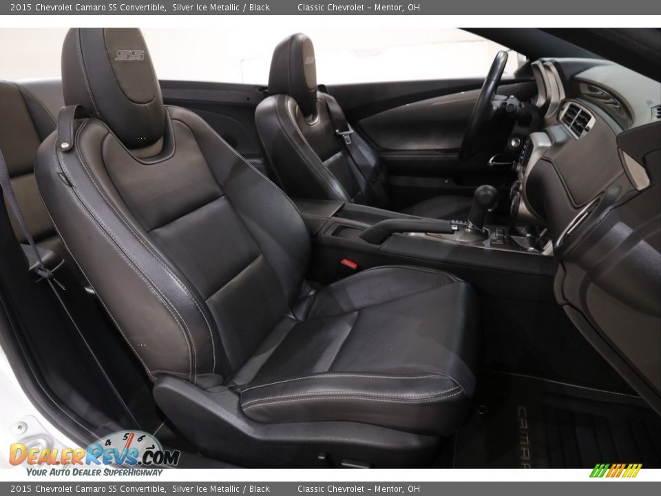 2015 Chevrolet Camaro SS Convertible Silver Ice Metallic / Black Photo #16