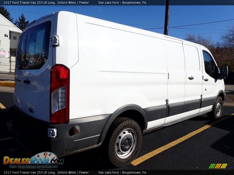 2017 Ford Transit Van 250 LR Long Oxford White / Pewter Photo #2