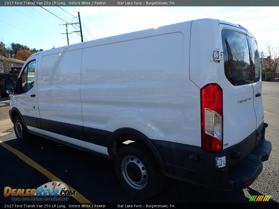 2017 Ford Transit Van 250 LR Long Oxford White / Pewter Photo #4