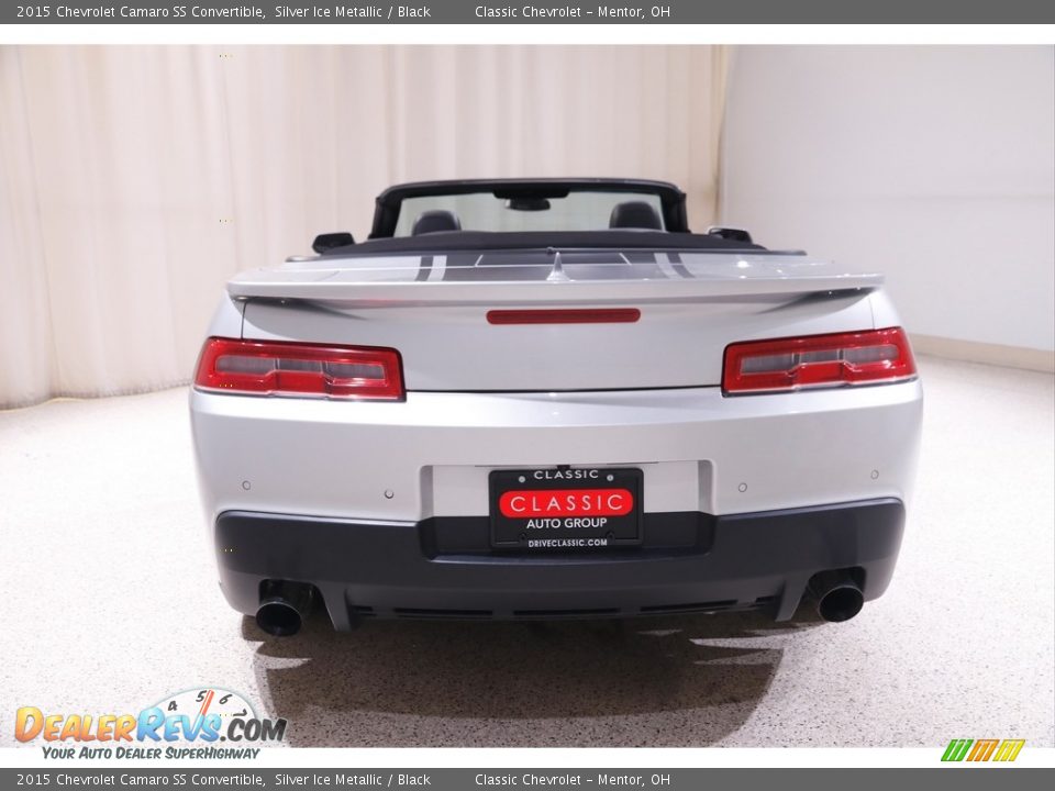 2015 Chevrolet Camaro SS Convertible Silver Ice Metallic / Black Photo #19