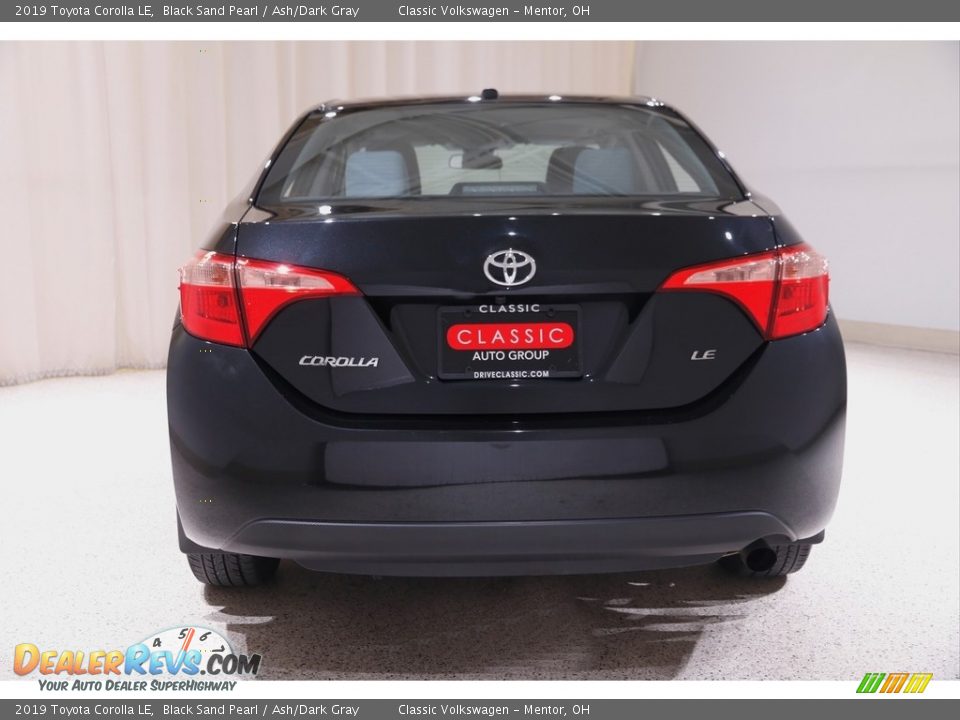 2019 Toyota Corolla LE Black Sand Pearl / Ash/Dark Gray Photo #14