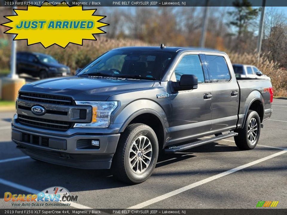 2019 Ford F150 XLT SuperCrew 4x4 Magnetic / Black Photo #1