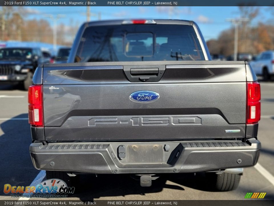 2019 Ford F150 XLT SuperCrew 4x4 Magnetic / Black Photo #4