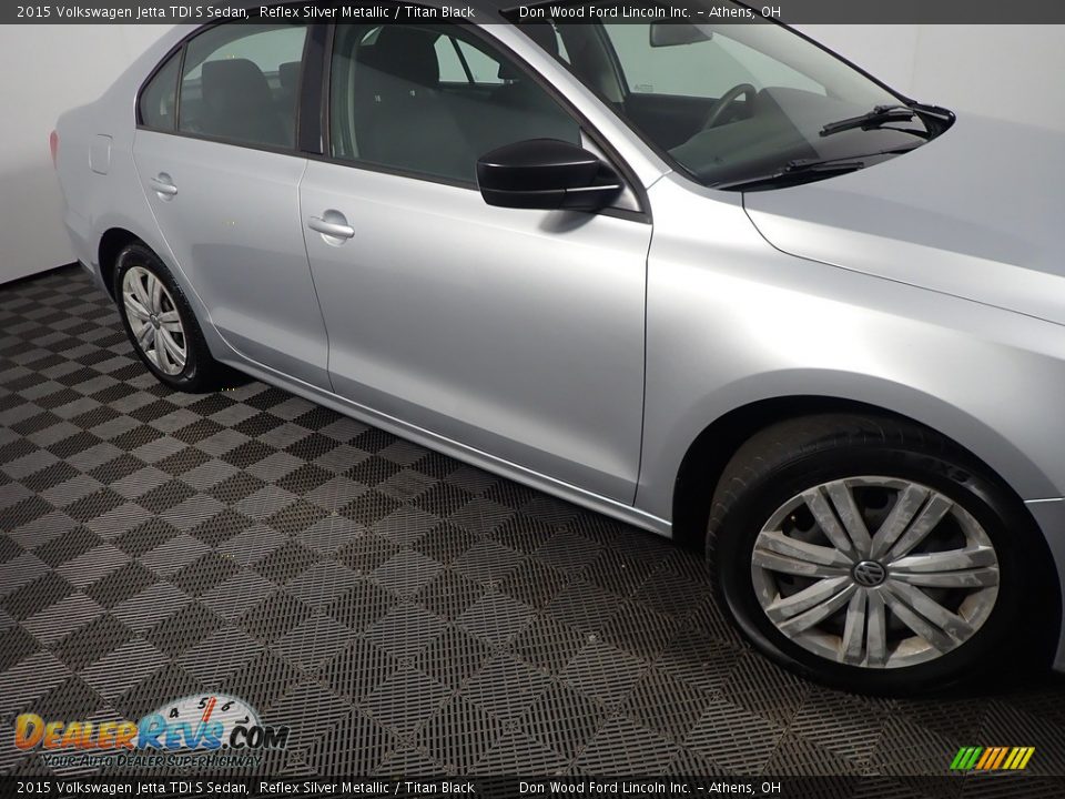 Reflex Silver Metallic 2015 Volkswagen Jetta TDI S Sedan Photo #3