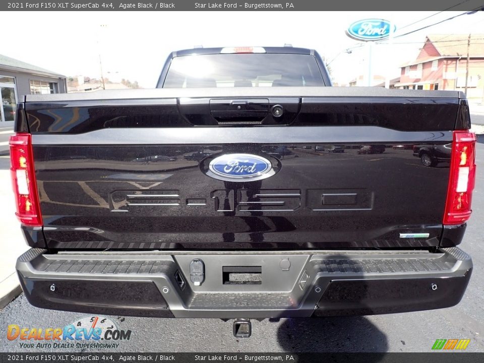 2021 Ford F150 XLT SuperCab 4x4 Agate Black / Black Photo #4