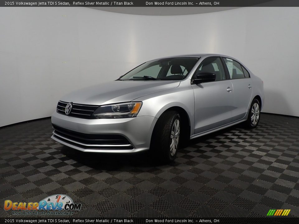 Reflex Silver Metallic 2015 Volkswagen Jetta TDI S Sedan Photo #7