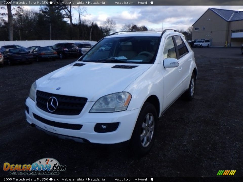 2006 Mercedes-Benz ML 350 4Matic Alabaster White / Macadamia Photo #1