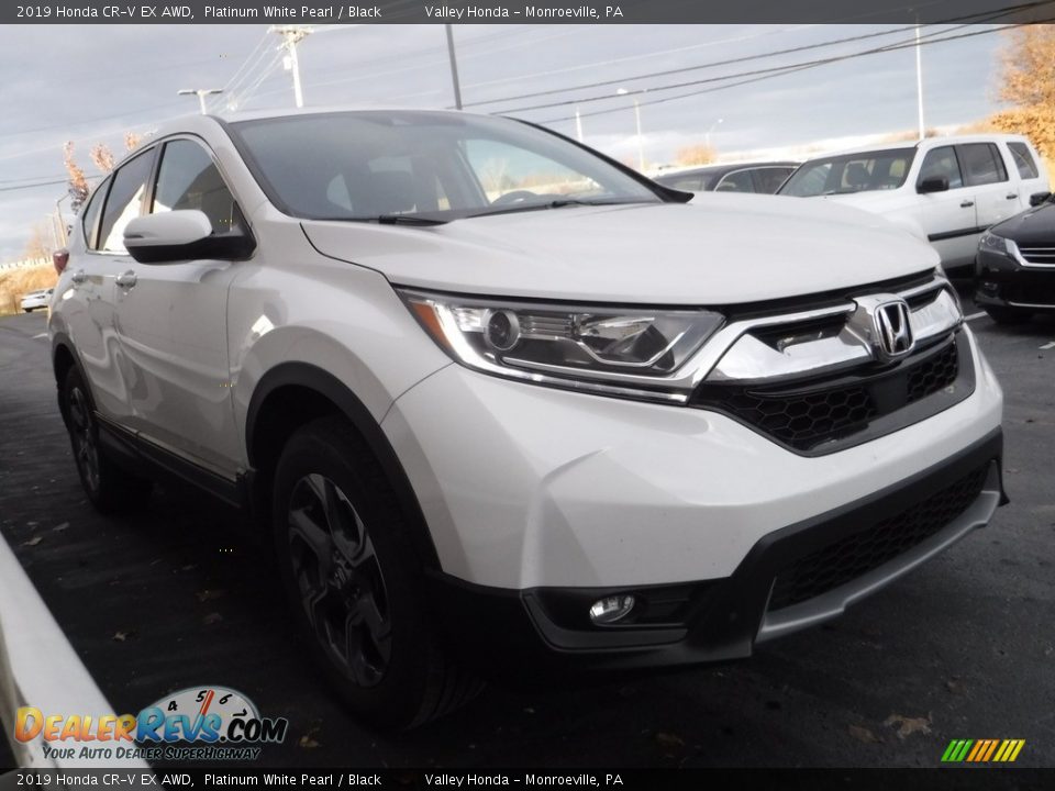 2019 Honda CR-V EX AWD Platinum White Pearl / Black Photo #6