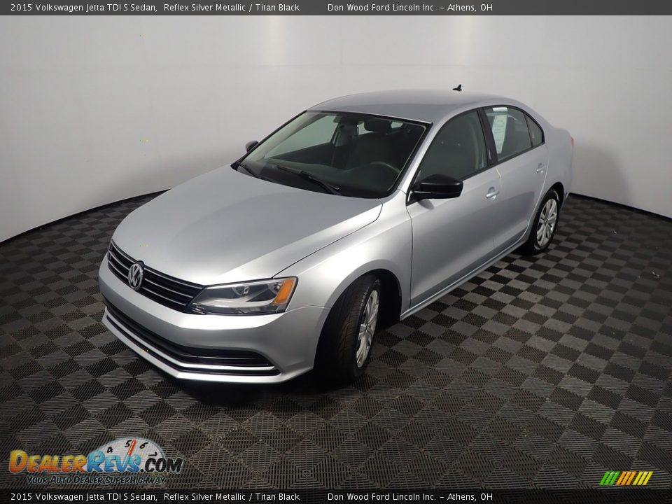 Reflex Silver Metallic 2015 Volkswagen Jetta TDI S Sedan Photo #8