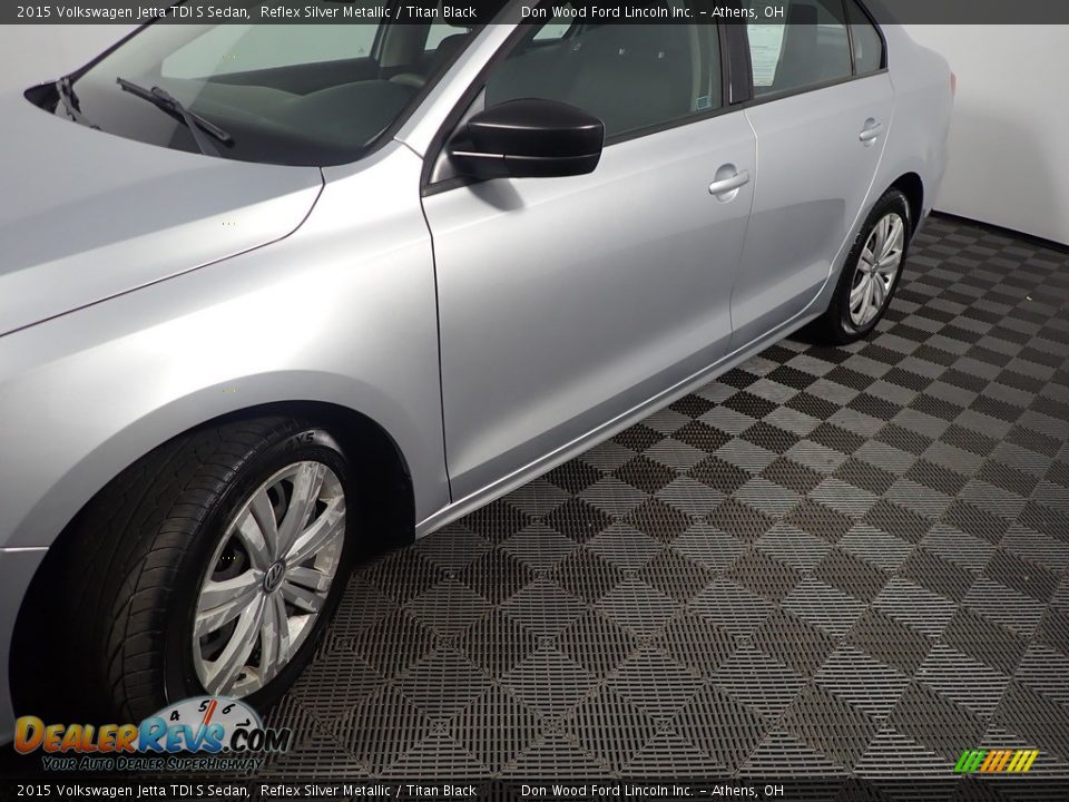 Reflex Silver Metallic 2015 Volkswagen Jetta TDI S Sedan Photo #9