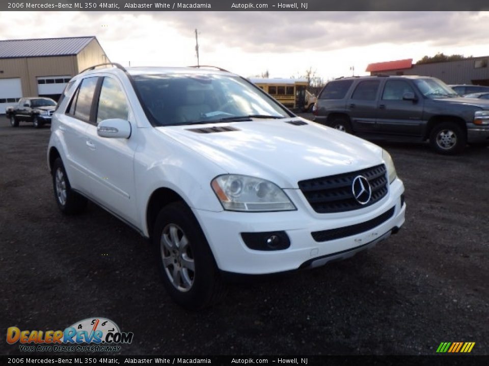 2006 Mercedes-Benz ML 350 4Matic Alabaster White / Macadamia Photo #3