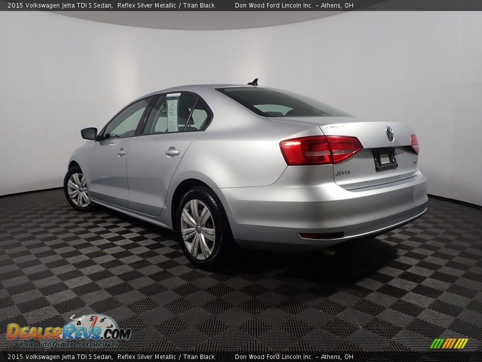 Reflex Silver Metallic 2015 Volkswagen Jetta TDI S Sedan Photo #10