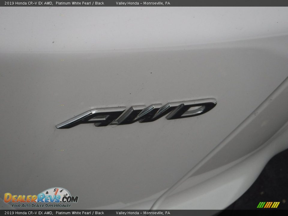2019 Honda CR-V EX AWD Platinum White Pearl / Black Photo #9
