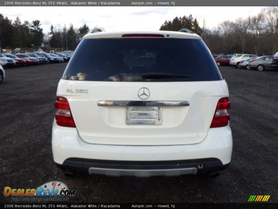 2006 Mercedes-Benz ML 350 4Matic Alabaster White / Macadamia Photo #5