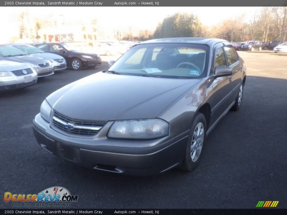 2003 Chevrolet Impala Sandrift Metallic / Medium Gray Photo #1