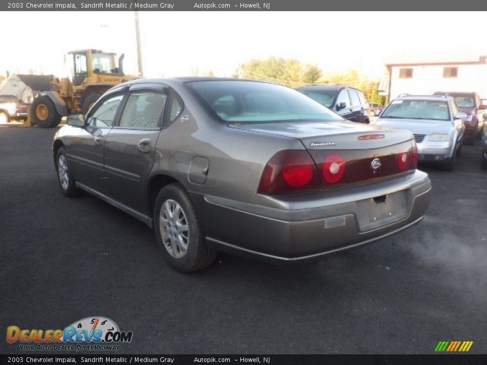 2003 Chevrolet Impala Sandrift Metallic / Medium Gray Photo #4