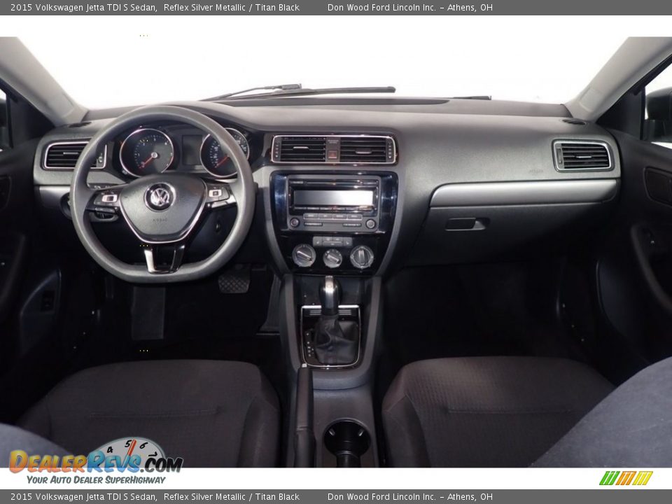 Dashboard of 2015 Volkswagen Jetta TDI S Sedan Photo #24