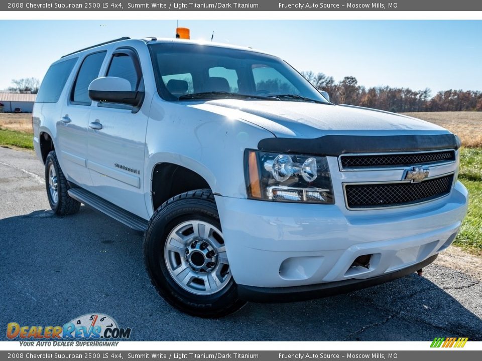 Summit White 2008 Chevrolet Suburban 2500 LS 4x4 Photo #1