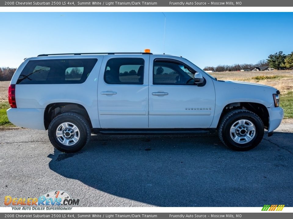 Summit White 2008 Chevrolet Suburban 2500 LS 4x4 Photo #3