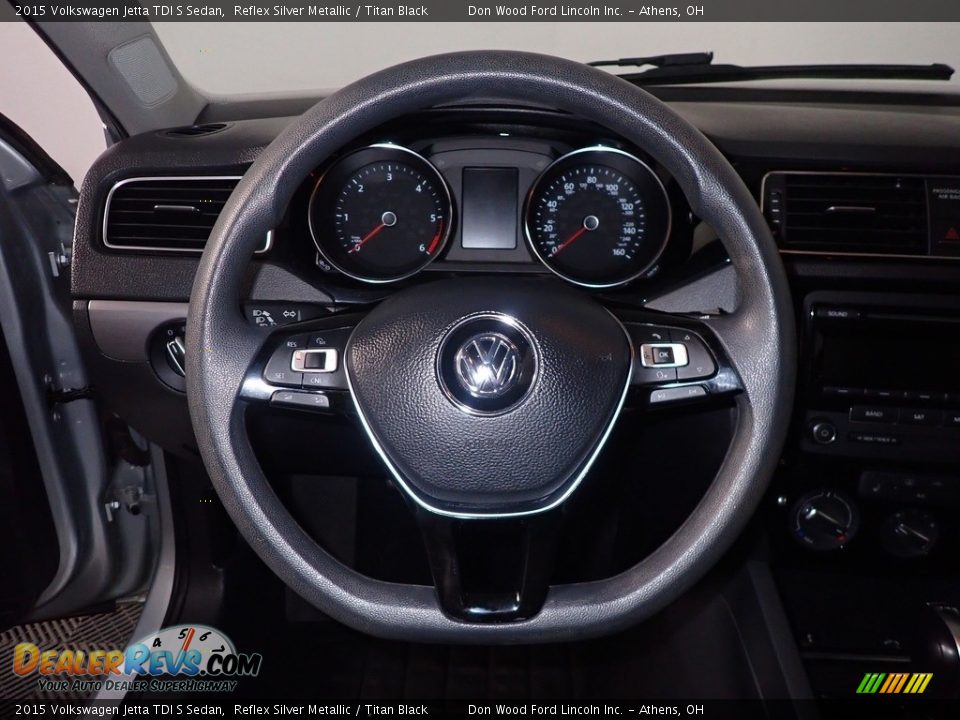 2015 Volkswagen Jetta TDI S Sedan Steering Wheel Photo #27