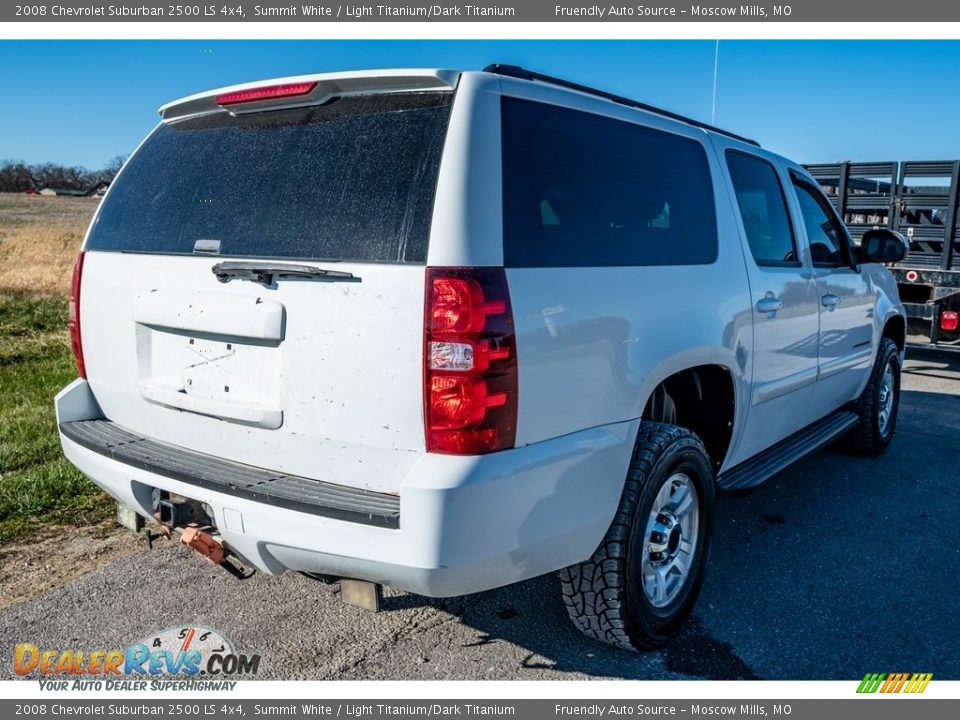 2008 Chevrolet Suburban 2500 LS 4x4 Summit White / Light Titanium/Dark Titanium Photo #4