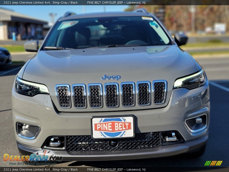 2021 Jeep Cherokee Limited 4x4 Sting-Gray / Black Photo #2