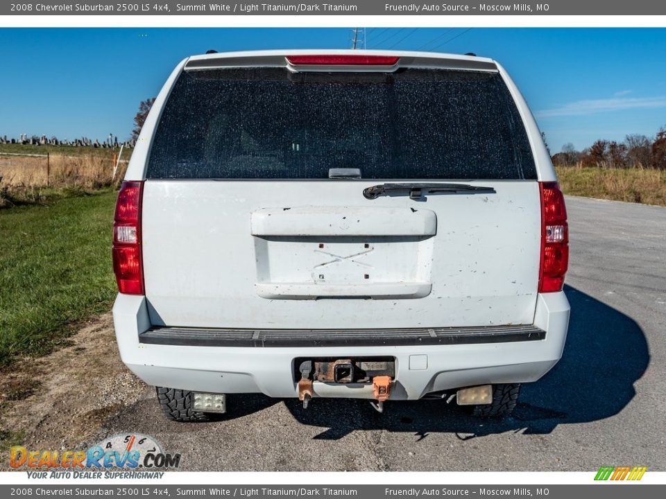 2008 Chevrolet Suburban 2500 LS 4x4 Summit White / Light Titanium/Dark Titanium Photo #5