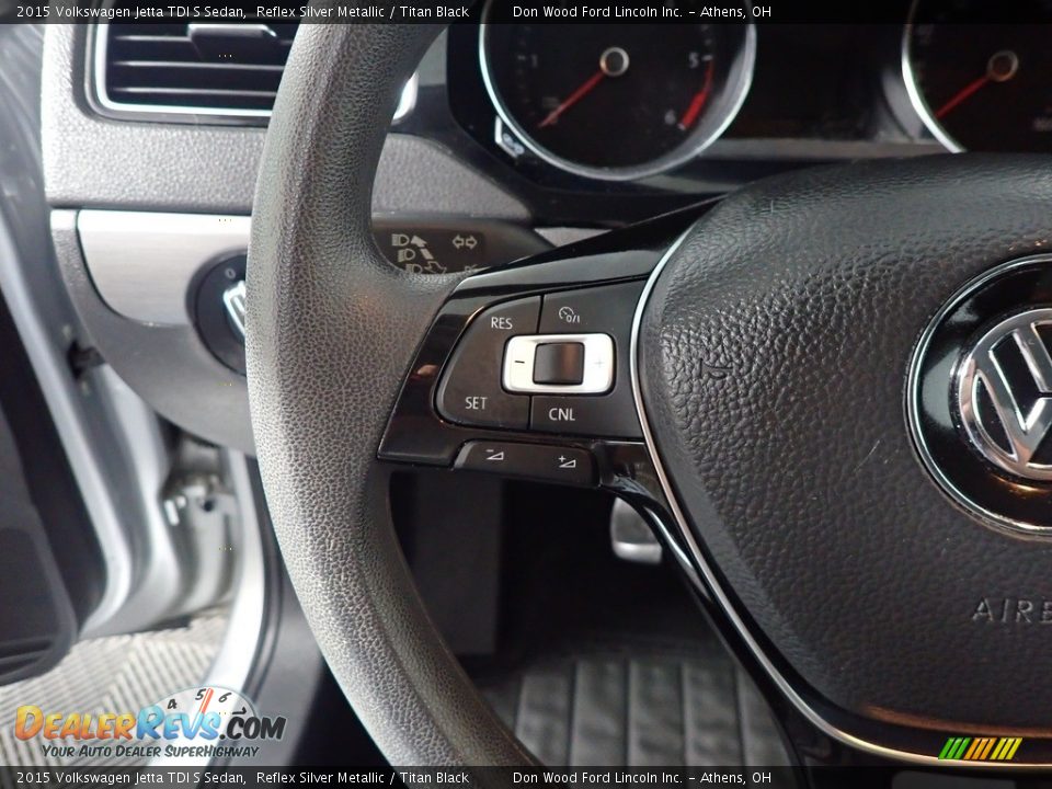 2015 Volkswagen Jetta TDI S Sedan Steering Wheel Photo #29