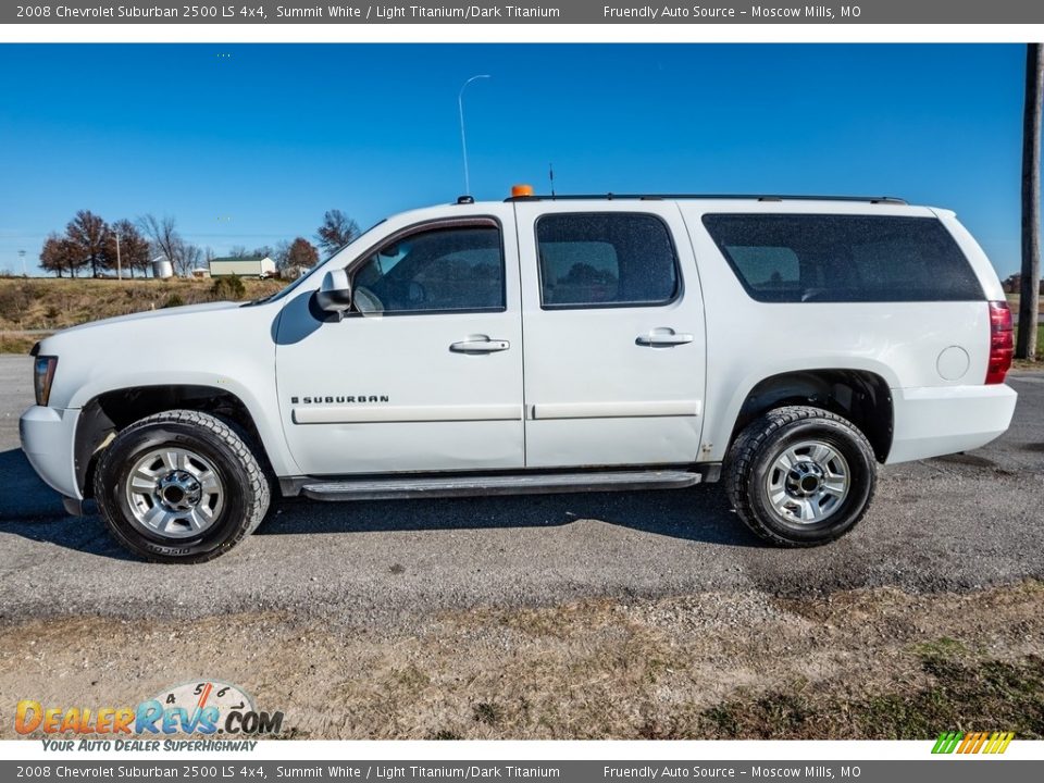 Summit White 2008 Chevrolet Suburban 2500 LS 4x4 Photo #7