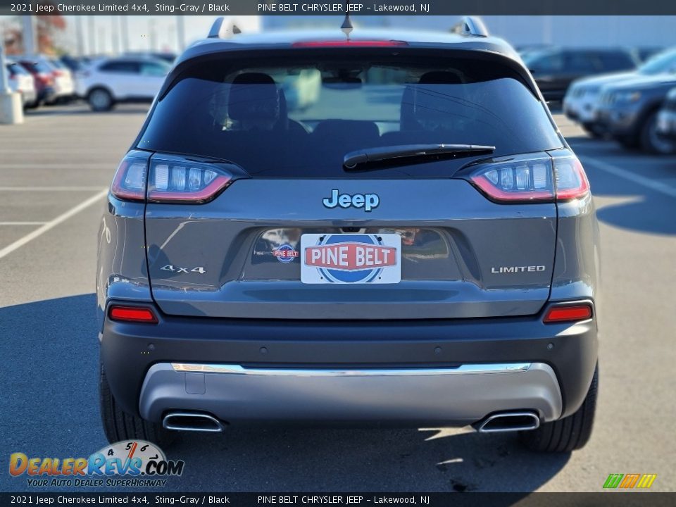 2021 Jeep Cherokee Limited 4x4 Sting-Gray / Black Photo #4