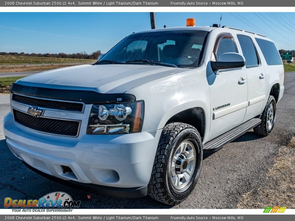 Summit White 2008 Chevrolet Suburban 2500 LS 4x4 Photo #8