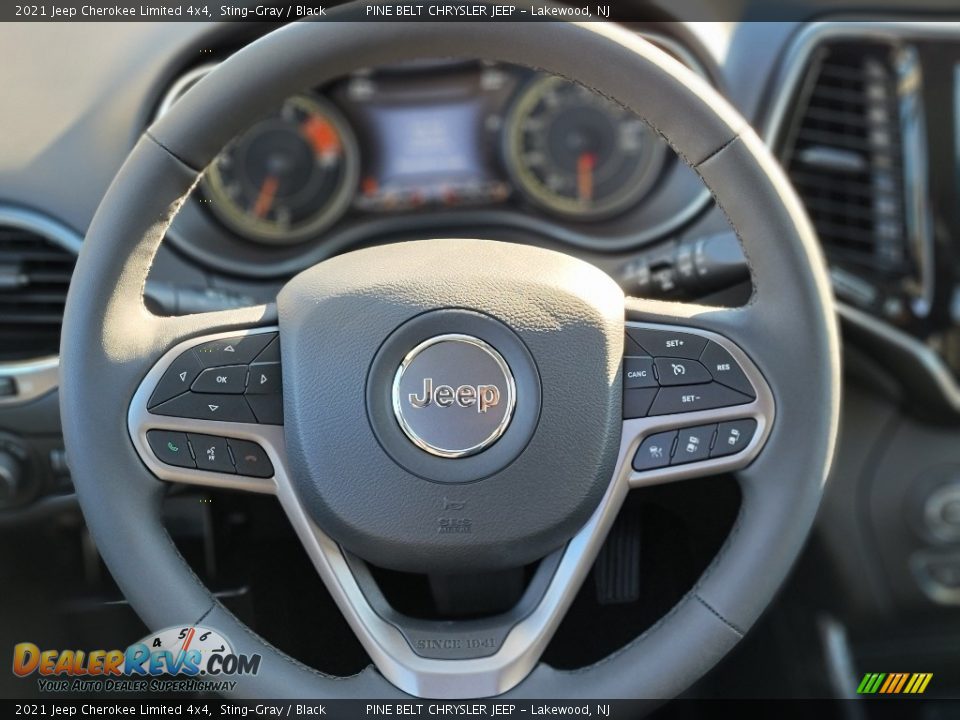 2021 Jeep Cherokee Limited 4x4 Steering Wheel Photo #10