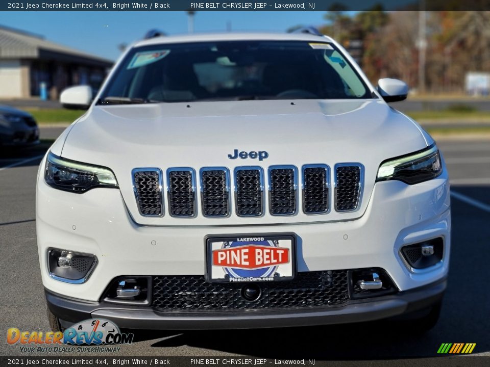 2021 Jeep Cherokee Limited 4x4 Bright White / Black Photo #2