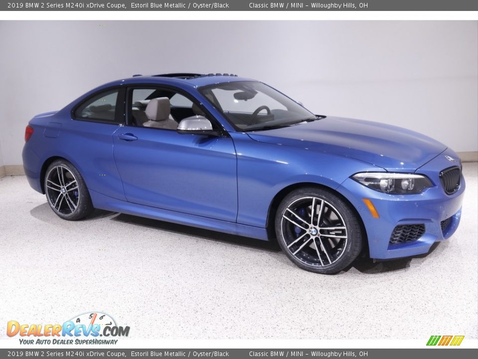 Estoril Blue Metallic 2019 BMW 2 Series M240i xDrive Coupe Photo #1