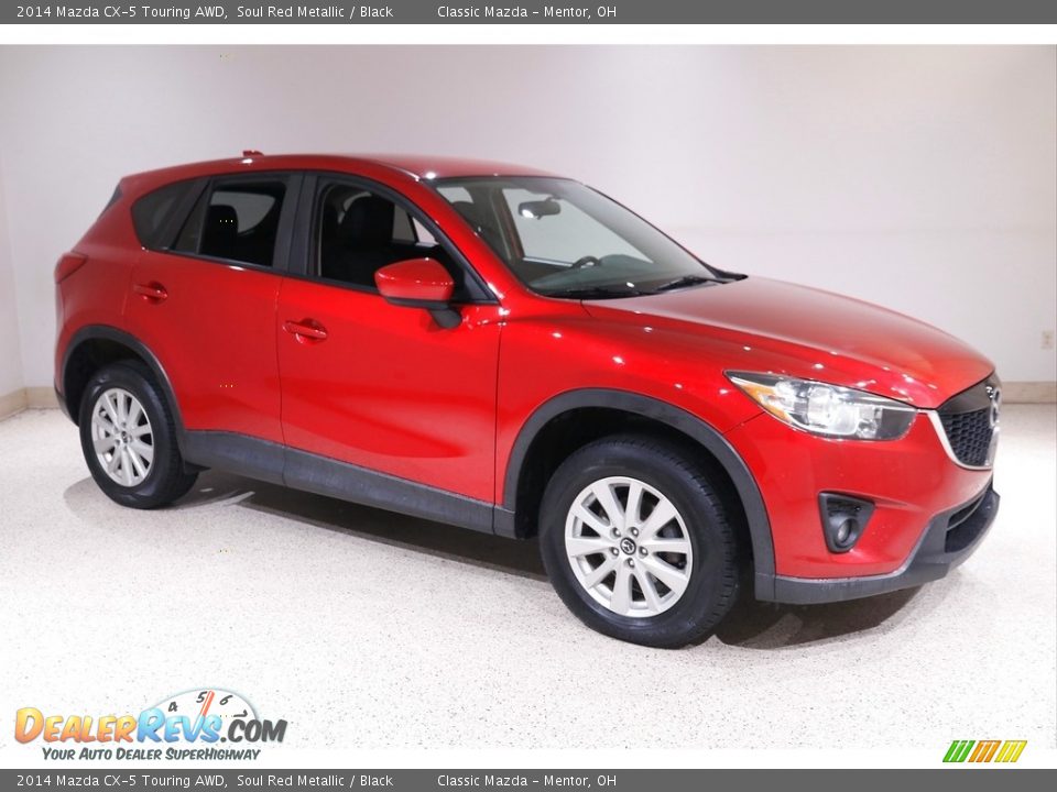 2014 Mazda CX-5 Touring AWD Soul Red Metallic / Black Photo #1