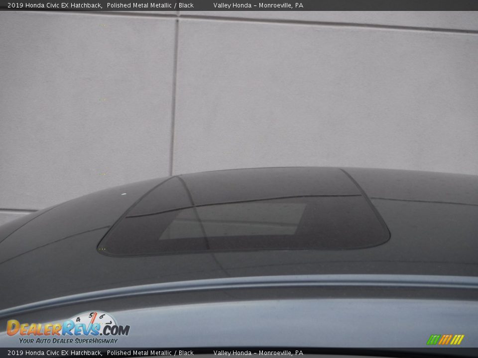2019 Honda Civic EX Hatchback Polished Metal Metallic / Black Photo #3