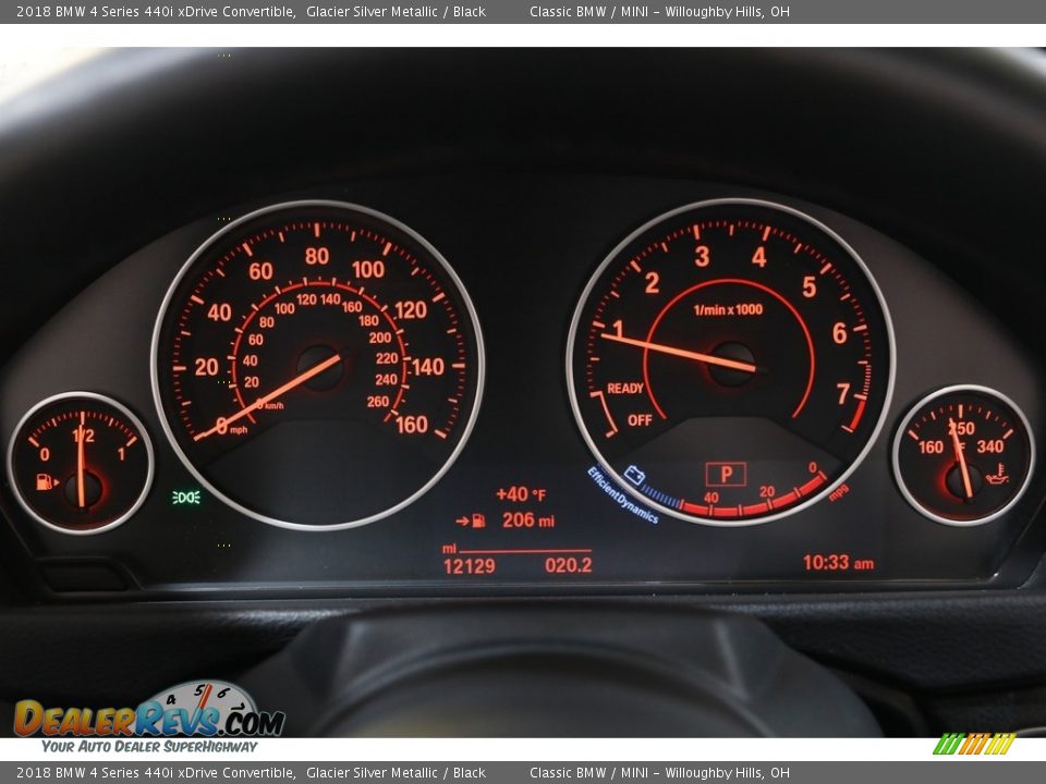 2018 BMW 4 Series 440i xDrive Convertible Gauges Photo #9