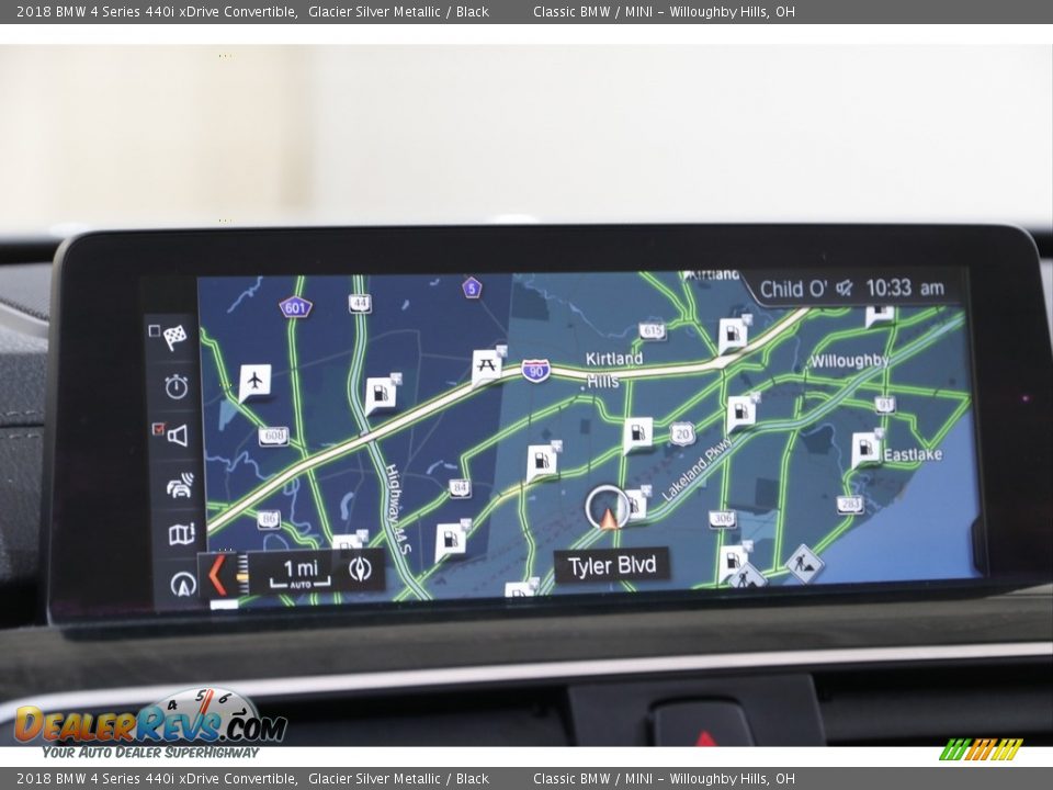 Navigation of 2018 BMW 4 Series 440i xDrive Convertible Photo #13