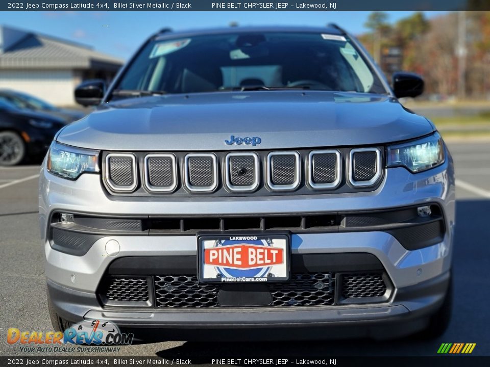 2022 Jeep Compass Latitude 4x4 Billet Silver Metallic / Black Photo #2